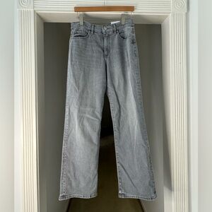 LOFT Women's Bootcut Jeans in Light Gray